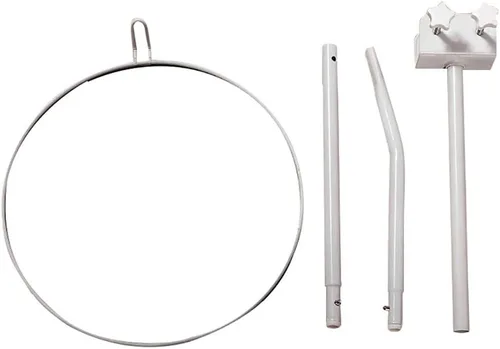 Vista 3 de Soporte para dosel para cuna, soporte para mosquitera, de metal Soporte ajustable con clip, accesorios para mosquiteros