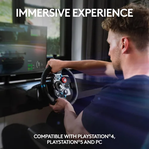 Vista 3 de Volante para juegos de carrera Logitech G920 (941–000121), Negro