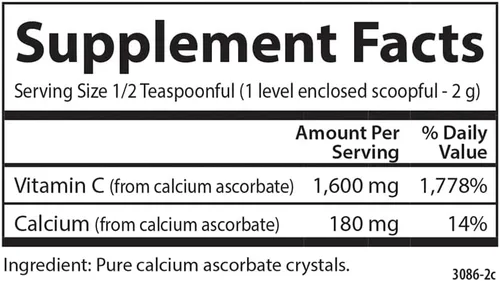 Vista 4 de Carlson - Mild-C, vitamina C en polvo, apoya la función inmune saludable, 6 oz (170 g)