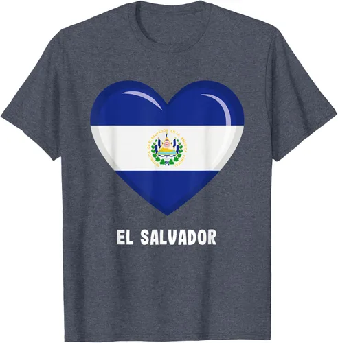 Vista 84 de Camiseta Bandera de El Salvador Camiseta salvadoreña