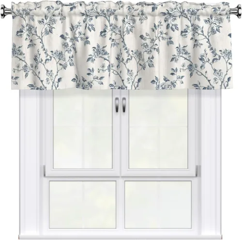 Vista 14 de Cenefa de estrella del oeste de Texas para ventana, rústica, granja, granero, cocina, cenefa de ventana rural vintage con bolsillo para barra