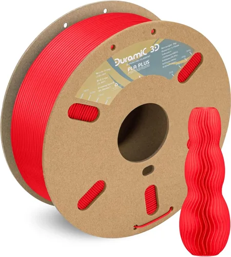 Vista 29 de DURAMIC 3D PLA Plus - Filamento de ácido poliláctico de 0.068 pulgadas para impresora 3D, color negro de 2.2 libras, 8 veces más resistente, carrete