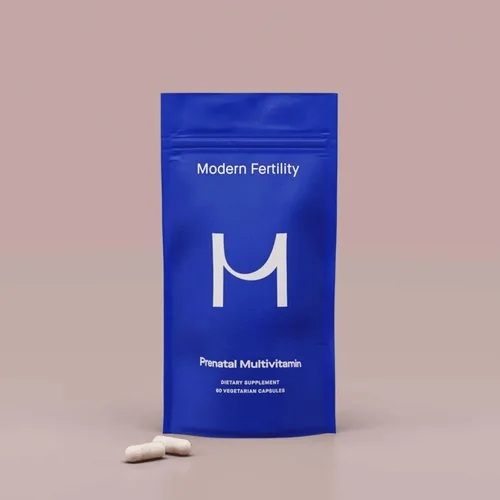 Vista 4 de Modern Fertility Multivitamínico prenatal Desarrollado con obstetra-ginecólogos, contiene 12 nutrientes esenciales para apoyo antes, durante