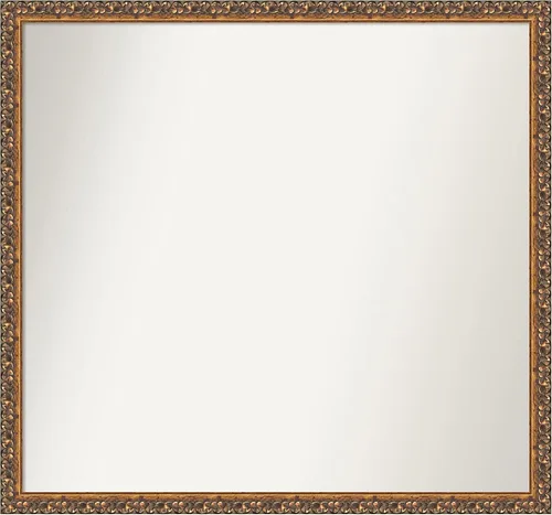 Vista 270 de Amanti Art Espejo de baño de bronce para sobre fregadero, 29 x 19 pulgadas, espejo rectangular de bronce antiguo, marco de madera tradicional