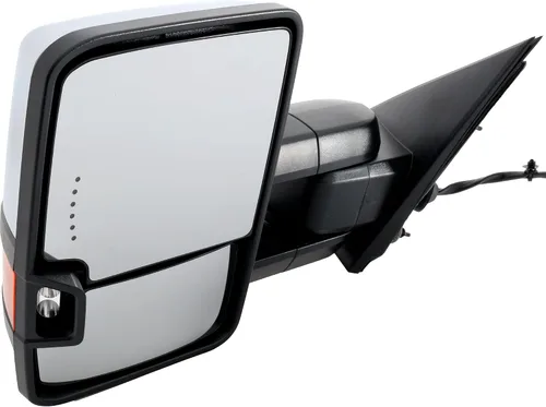 Vista 125 de Kool Vue - Espejo calefactable izquierdo para Chevrolet Silverado 1500 GMC Sierra 1500 2007-2013 plegable eléctrico con luz de señal y lámpara
