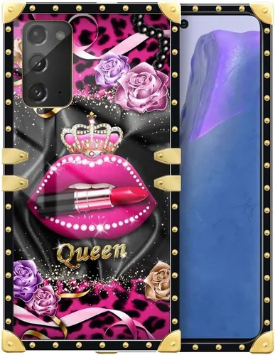 Vista 87 de Funda compatible con Samsung Galaxy S10 4G, TPU suave de lujo y parte trasera de policarbonato duro para niñas y mujeres, funda protectora a prueba
