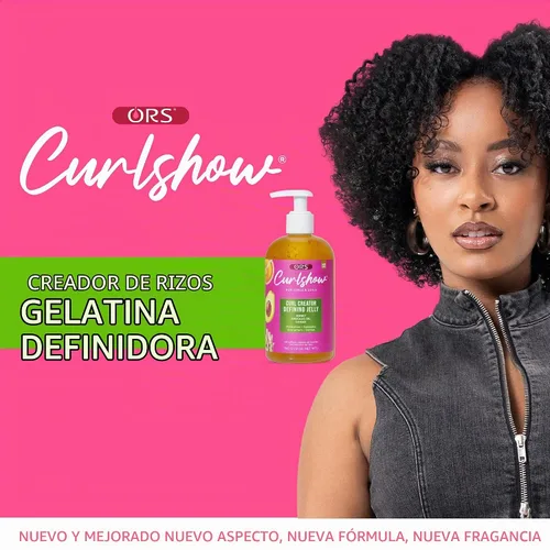 Vista 4 de ORS Curlshow Curl Creator Defining Jelly, ofrece una definición duradera y una sujeción firme de 12 onzas