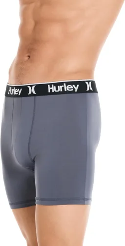 Vista 5 de Hurley calzoncillos tipo bóxer elásticos para hombre, paquete de 5 Combo de hojas de Dypsis