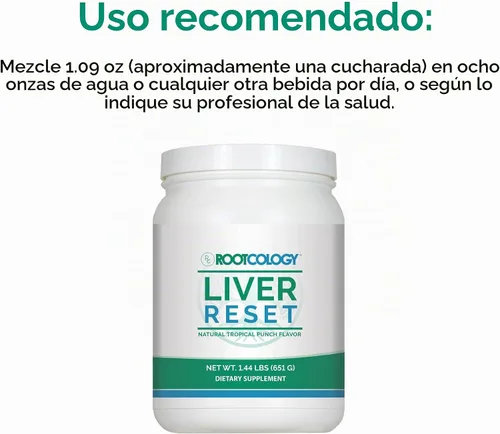 Vista 6 de Rootcology by Dr. Izabella Wentz Restablecimiento hepático Limpieza aislada de proteína de guisante con vitamina B6, B12 y 0.49 oz de proteína