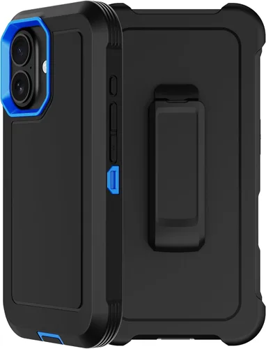 Vista 12 de Funda para iPhone 13 Pro Max con Clip para Cinturón, 2 x Protector de Pantalla, Protección contra Caídas de Grado Militar, Servicio Pesado, Cuerpo