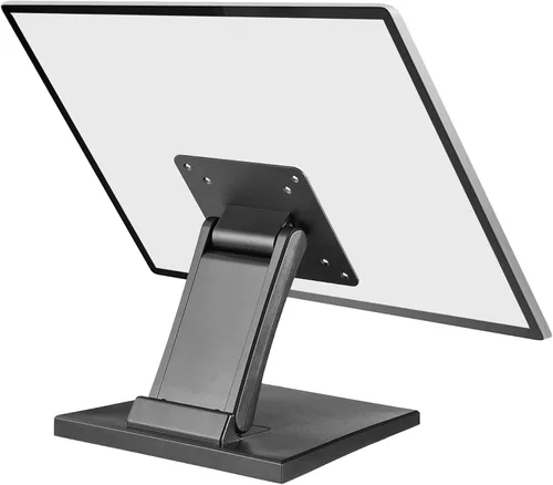 Vista 6 de WEARSON Soporte de TV LCD ajustable Soporte de escritorio plegable para monitor de metal con orificio VESA 2.953x2.953 in y 3.937x3.937 in (WS-03A2)