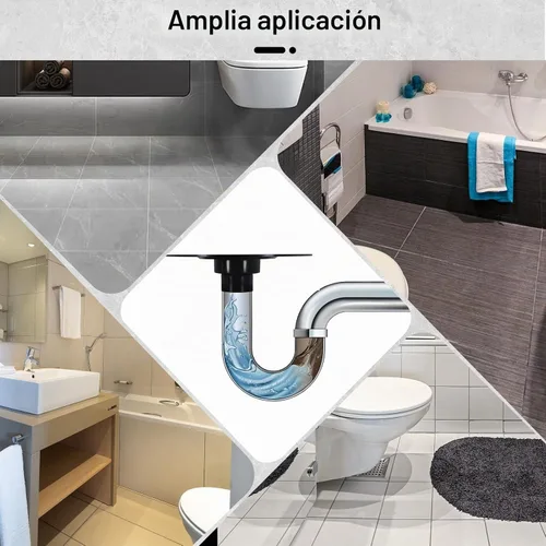 Vista 5 de Kit de brida para desagüe de ducha compatible con desagüe de ducha Schluter Systems kerdi, con brida vertical ABS de 2 pulgadas, tubo de plástico