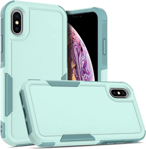 Vista 46 de Funda protectora para iPhone 8 Plus, iPhone 7 Plus de 5.5 pulgadas, a prueba de golpes, resistente y duradera, color verde