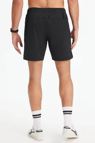 Vista 23 de Fabletics The One - Pantalón corto para hombre (forro), entrenamiento, natación, ligero, de secado rápido, bolsillo con cremallera, tejido elástico