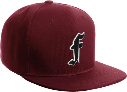 Vista 598 de Daxton Gorra clásica con visera de billete plano con letras del alfabeto inglés antiguo de la A a la Z