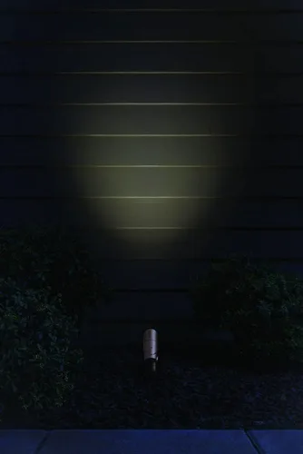 Vista 2 de Kichler 16016AZT30 Transitional One Light Accent from Landscape LED Collection en acabado bronce/oscuro, 4.50 pulgadas