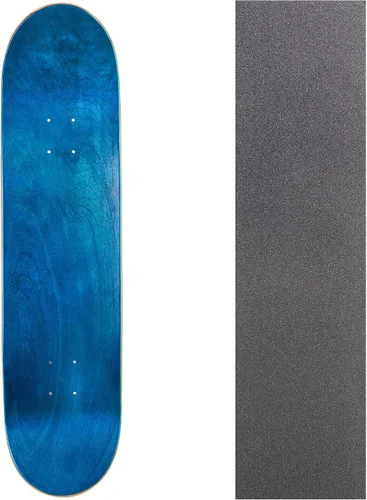 Vista 7 de Cal 7 Tabla de monopatín en blanco con cinta de agarre 7.75, 8.0, 8.25 y 8.5 pulgadas Tabla de arce para patinaje Negro