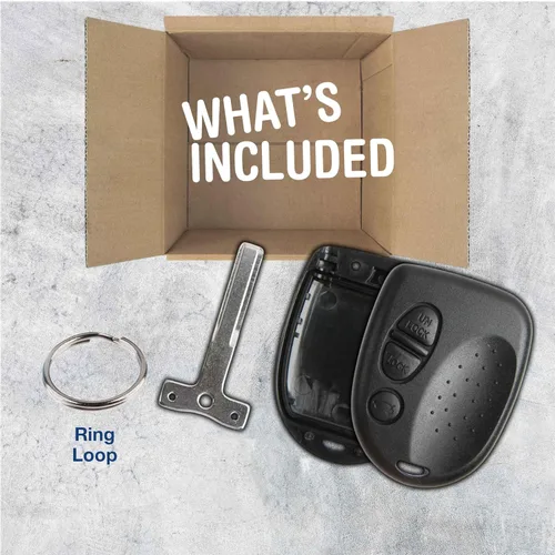 Vista 3 de KeylessOption Funda para llave de coche con control remoto sin cortar para Pontiac GTO