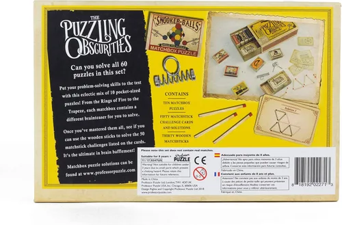 Vista 7 de La caja de obscurities de rompecabezas 10 rompecabezas de caja de cerillas y 50 desafíos