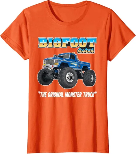 Vista 64 de Camiseta Monster Truck Gris asfalto