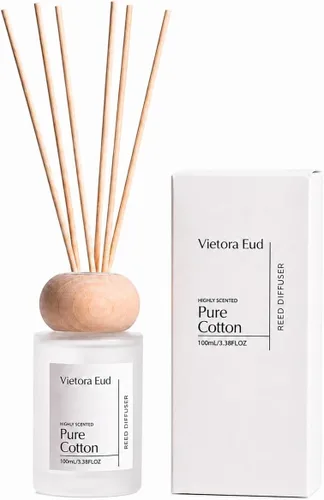 Vista 16 de Bamboo Reed Diffuser, 3.34 Fl Oz Esencial de bambú