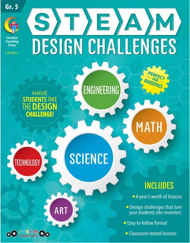 Vista 7 de Creative Teaching Press STEAM Design Challenges Libro de recursos, 1er grado (Ciencia, Tecnología, Ingeniería, Arte, Matemáticas) (8208)