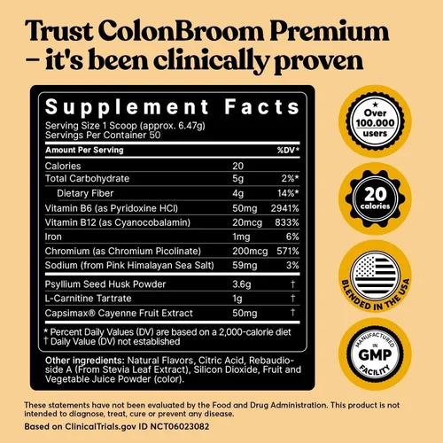 Vista 6 de ColonBroom Suplemento en polvo prémium (fresa, 50 porciones) + gomitas de vinagre de sidra de manzana para mujeres, apoya la composición corporal