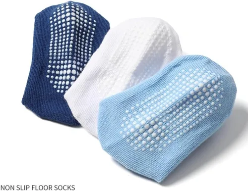 Vista 3 de Calcetines de algodón para bebés, calcetines de algodón para niños y niñas, de corte bajo para bebés