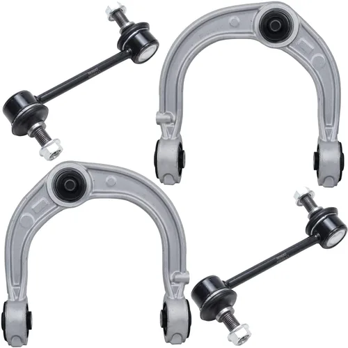 Vista 52 de Detroit Axle - Kit de brazos de control de extremo delantero para Acura 2004-2008 TSX 2003-2007 Honda Accord, 2 brazos de control inferiores, 2
