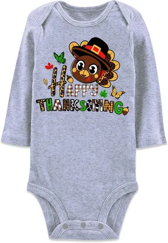 Vista 36 de BFUSTYLE Mameluco de manga larga para bebés niños y niñas, traje divertido para bebés de 0 a 18 meses