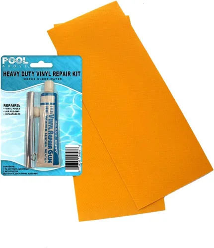 Vista 18 de Kit de parches de reparación de vinilo resistente para camas inflables de aire de kayak, balsa y botes