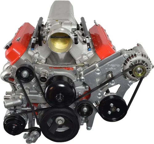 Vista 6 de LS Swap Kit: Alternador & Soportes de dirección asistida para Camaro LS1, GTO, LS2, BMW 330i E46 by ICT Billet