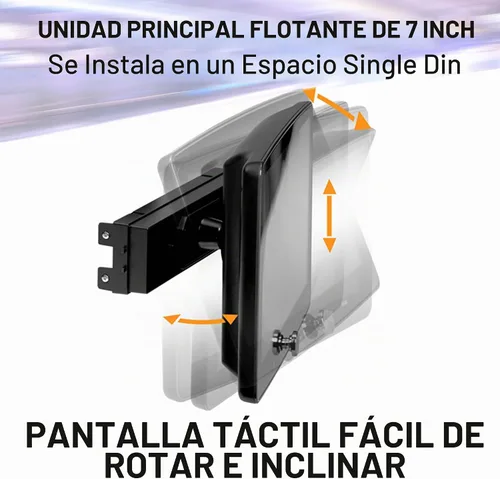 Vista 7 de BOSS Audio Systems BVCP9700A-FL CarPlay Android Stereo, pantalla táctil de 7 pulgadas