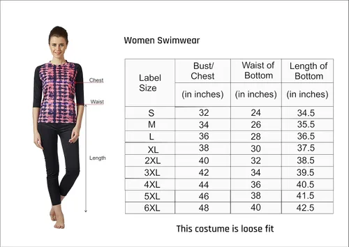 Vista 6 de Champ Traje de baño de dos piezas para mujer (mangas 34 y pantalones cortos)