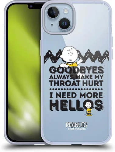 Vista 188 de Head Case Designs Funda de gel suave con licencia oficial de Peanuts Autumn Charlie Brown compatible con Apple iPhone 7 Plus/iPhone 8 Plus