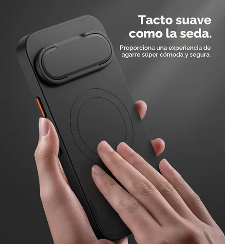 Vista 5 de SURITCH Funda para teléfono Google Pixel 9 Pro XL, compatible con MagSafe, funda protectora con cubierta de cámara y soporte de metal ajustable