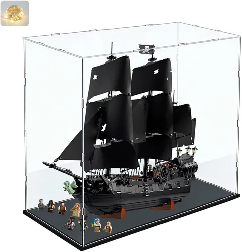 Vista 36 de Vitrina de acrílico transparente engrosada para coleccionables de Lego 75328 75976 Minifigure, caja transparente de autoensamblaje a prueba de polvo