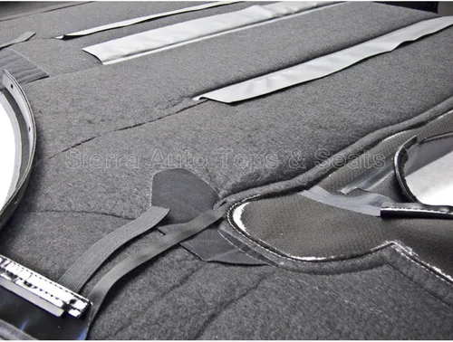 Vista 3 de Sierra Auto Tops Convertible Top Reemplazo para BMW Serie 6 (E85), TwillFast RPC, negro