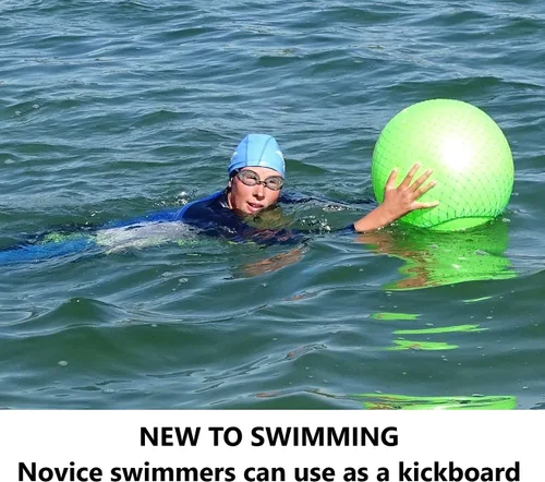 Vista 6 de Boya de natación en aguas abiertas Altamente visible, aumenta la seguridad Ideal para nadadores recreativos, triatletas, kayakistas Baja