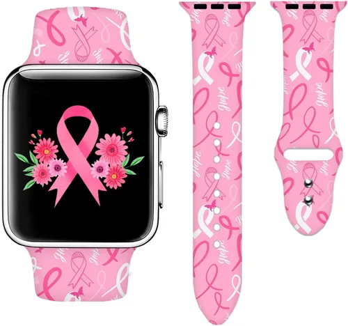 Vista 13 de Sport Silicone Band for Apple Watch Bands 38mm-49mm Women Men autismo