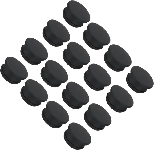 Vista 50 de MECCANIXITY Tapones de silicona con bloqueo de clic para cubrir agujeros de panel, sello de panel de goma tipo empotrado redondo para antepechos