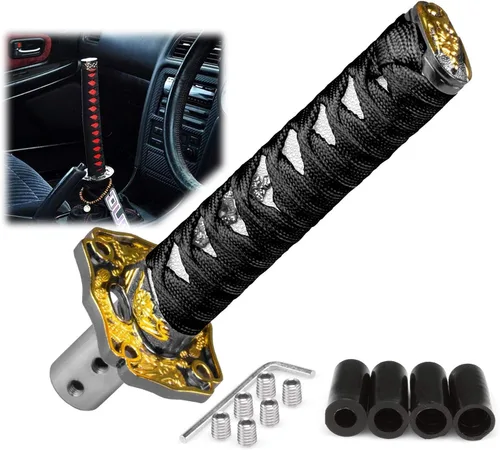 Vista 13 de EZAUTOWRAP Espada Samurai 5.9 pulgadas., 10cm, Negro Blanco