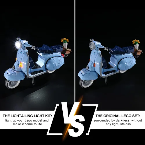 Vista 5 de Lightailing Luz LED para Lego 10298 Vespa 125 Modelo de bloques de construcción - NO incluido el juego de modelos