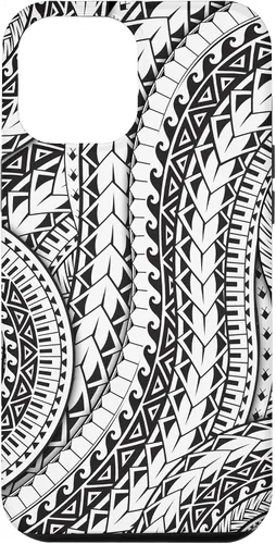 Vista 25 de Funda de arte tribal polinesio para iPhone 16