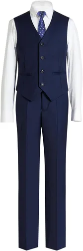 Vista 4 de Almighty Magic Traje formal para niño, 5 piezas, ajustado, traje de vestir con anillo