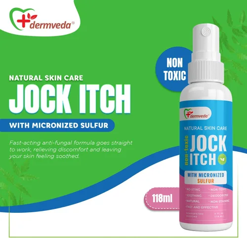 Vista 2 de Sérum para tratamiento de la picazón jock, remedio antifúngico, alivio rápido para la picazón deportista, fórmula antifúngica calmante