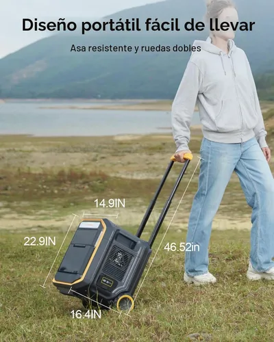 Vista 9 de VTOMAN Estación de energía portátil FlashSpeed Pro 3600, 3096Wh 3600W LFP