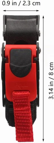 Vista 3 de iplusmile Hebilla de liberación rápida para casco de motocicleta, hebilla de repuesto para piezas de casco, kit de hebilla de liberación rápida
