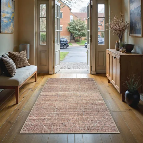 Vista 34 de GLN Rugs Bohemian - Troy - Alfombra de felpilla lavable a máquina, bohemio, lavable, antideslizante, alfombra de área de felpilla de pelo bajo