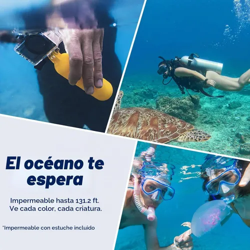 Vista 4 de AKASO Brave 4 Pro Action Camera 4K con tarjeta MicroSD U3 de 64 GB